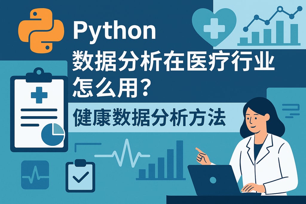 python数据分析在医疗行业怎么用？健康数据分析方法
