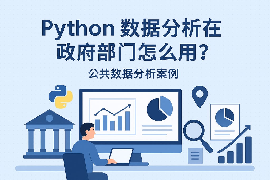 python数据分析在政府部门怎么用？公共数据分析案例