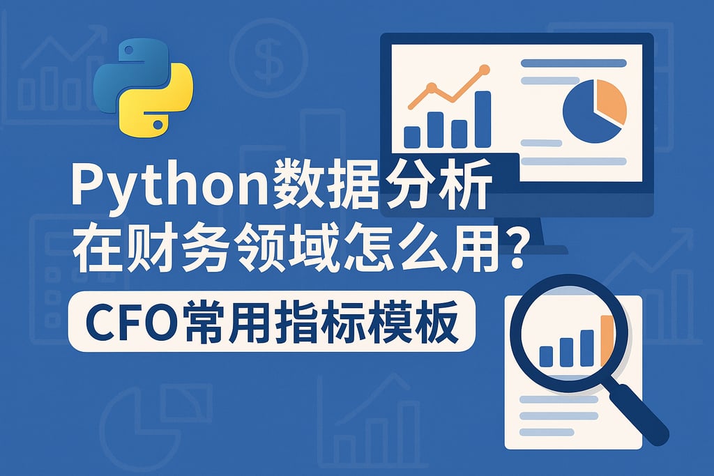 python数据分析在财务领域怎么用？CFO常用指标模板