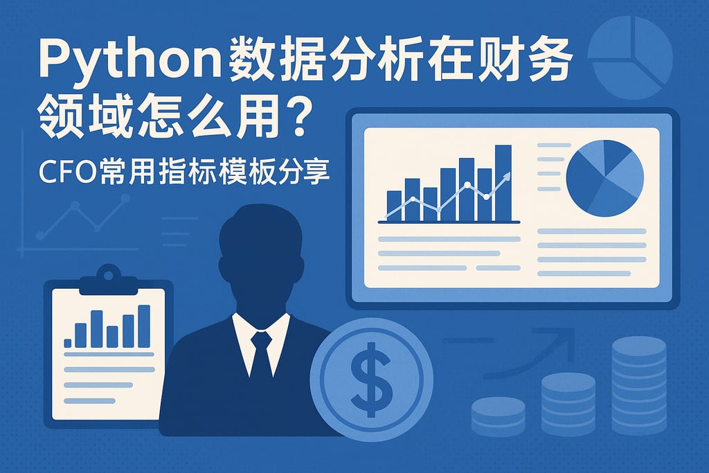 python数据分析在财务领域怎么用？CFO常用指标模板分享