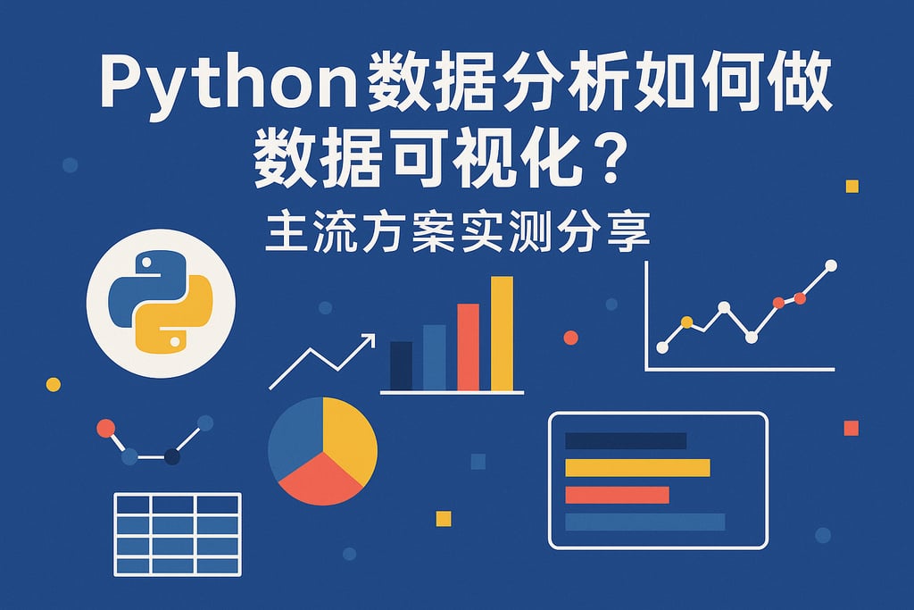python数据分析如何做数据可视化？主流方案实测分享