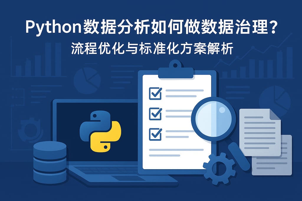 python数据分析如何做数据治理？流程优化与标准化方案解析