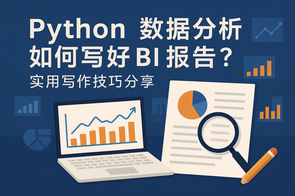 python数据分析如何写好BI报告？实用写作技巧分享