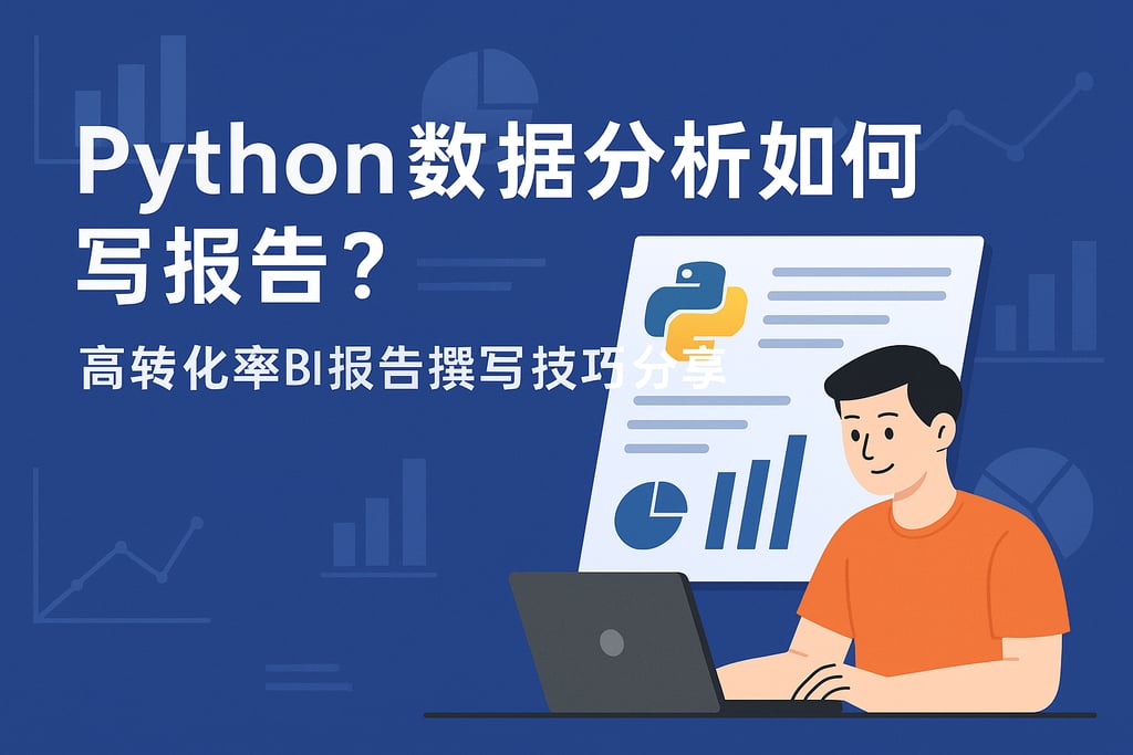 python数据分析如何写报告？高转化率BI报告撰写技巧分享