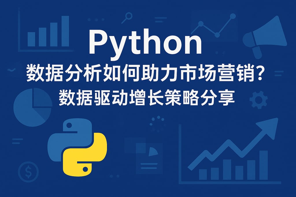 python数据分析如何助力市场营销？数据驱动增长策略分享