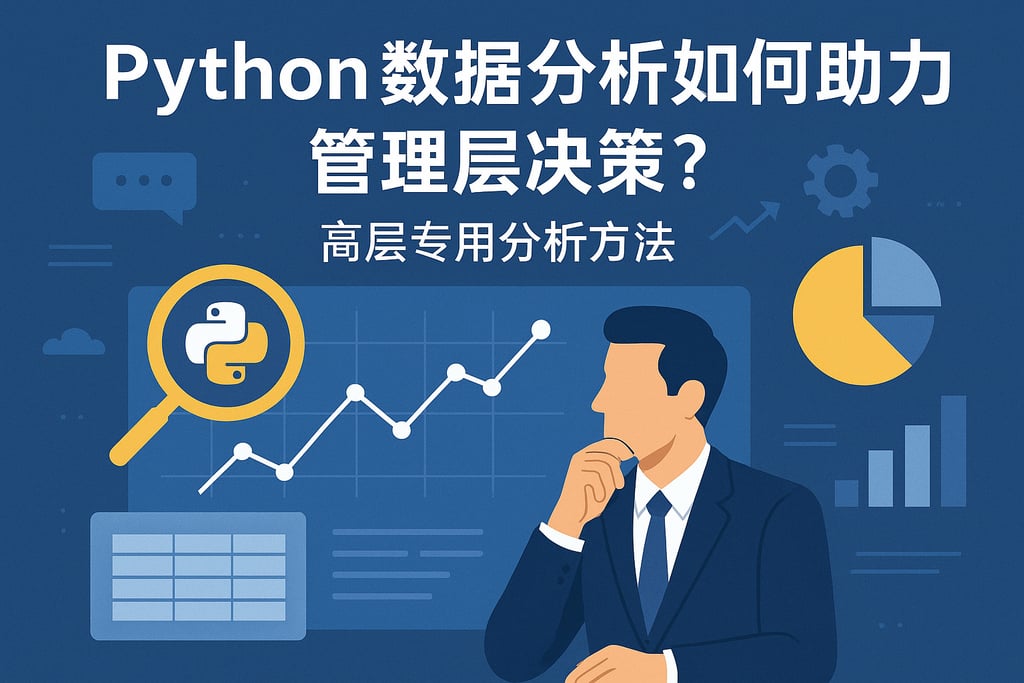 python数据分析如何助力管理层决策？高层专用分析方法