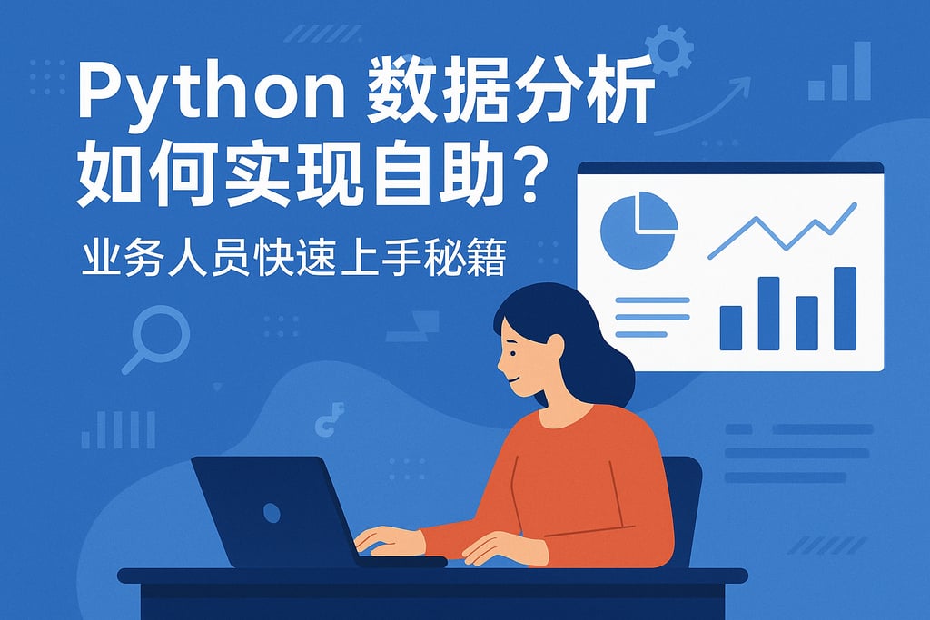 python数据分析如何实现自助？业务人员快速上手秘籍