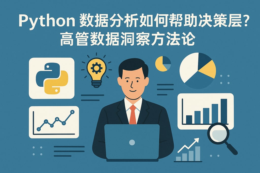 python数据分析如何帮助决策层？高管数据洞察方法论