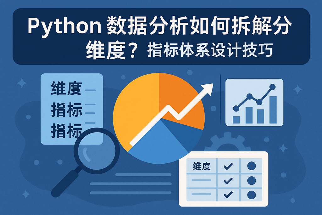 python数据分析如何拆解分析维度？指标体系设计技巧