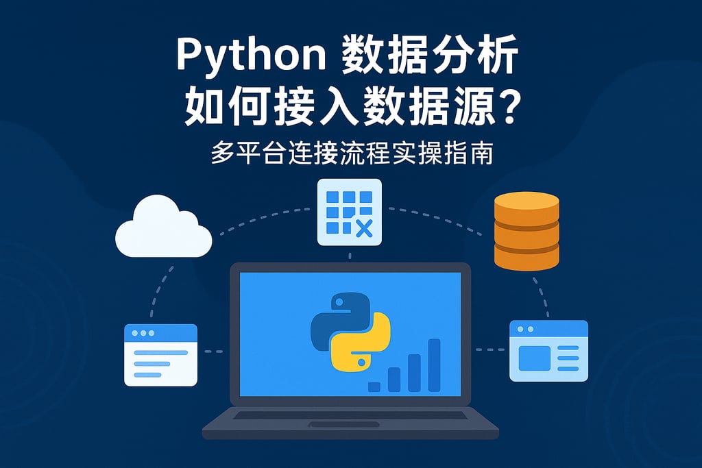 python数据分析如何接入数据源？多平台连接流程实操指南