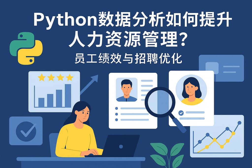 python数据分析如何提升人力资源管理？员工绩效与招聘优化