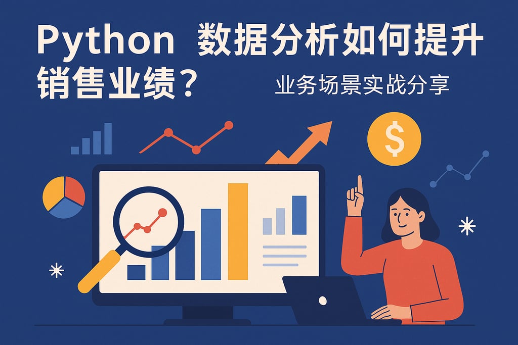 python数据分析如何提升销售业绩？业务场景实战分享