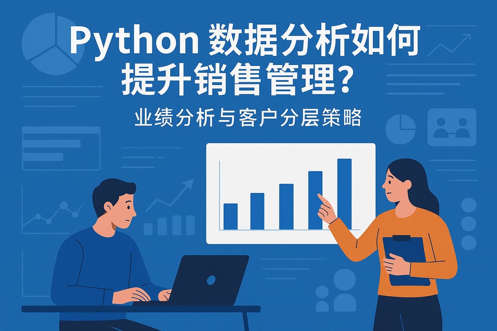 python数据分析如何提升销售管理？业绩分析与客户分层策略