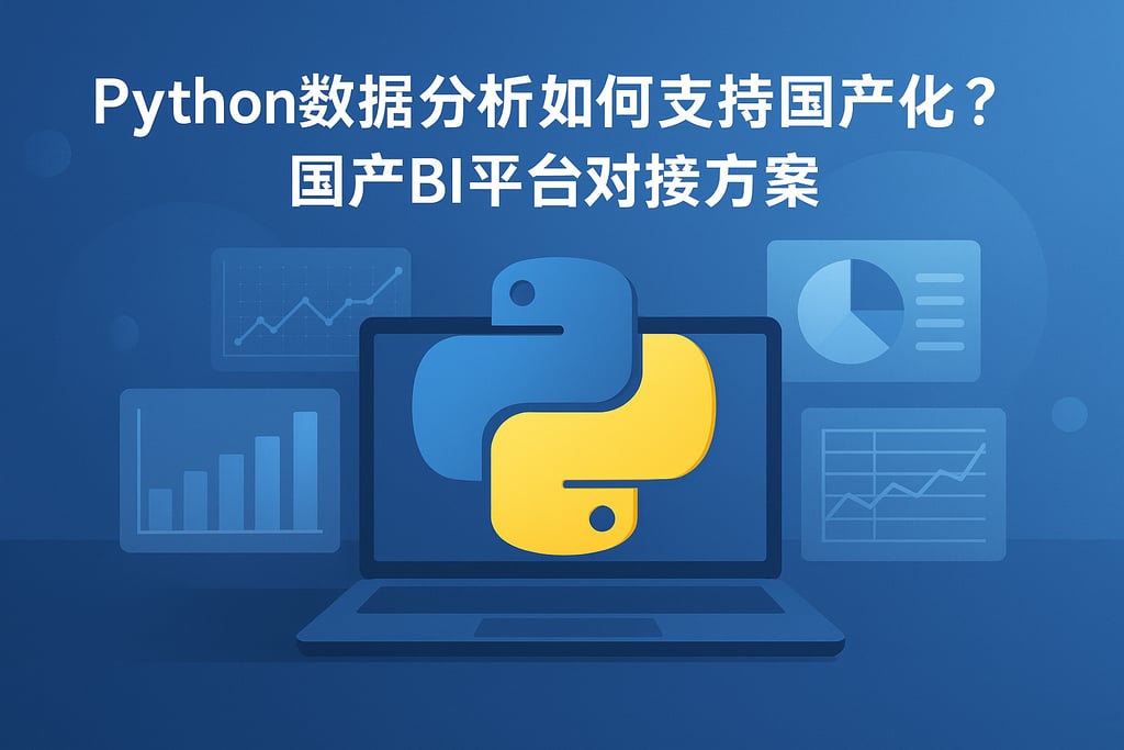 python数据分析如何支持国产化？国产BI平台对接方案