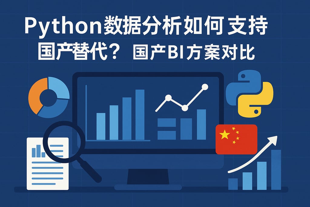 python数据分析如何支持国产替代？国产BI方案对比