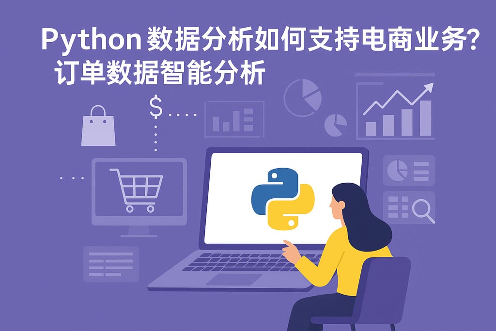 python数据分析如何支持电商业务？订单数据智能分析