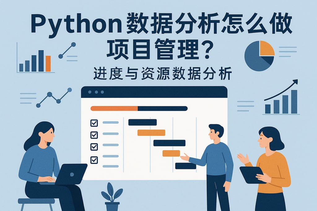 python数据分析怎么做项目管理？进度与资源数据分析