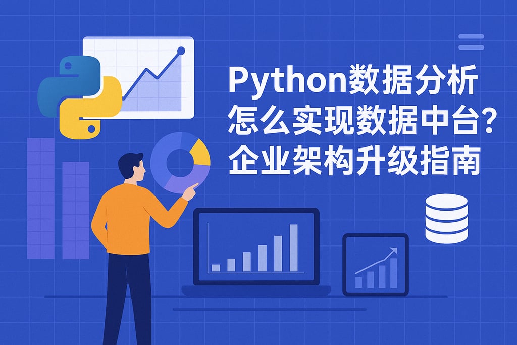 python数据分析怎么实现数据中台？企业架构升级指南