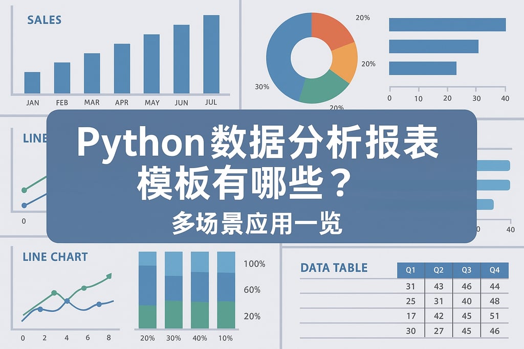 python数据分析报表模板有哪些？多场景应用一览