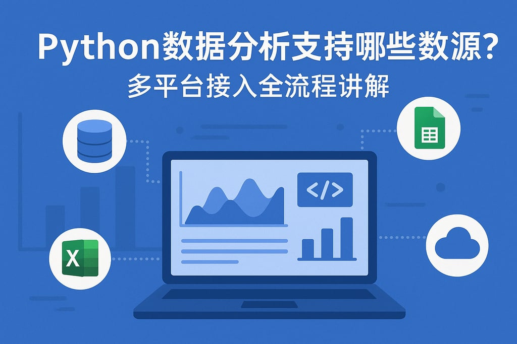 python数据分析支持哪些数据源？多平台接入全流程讲解