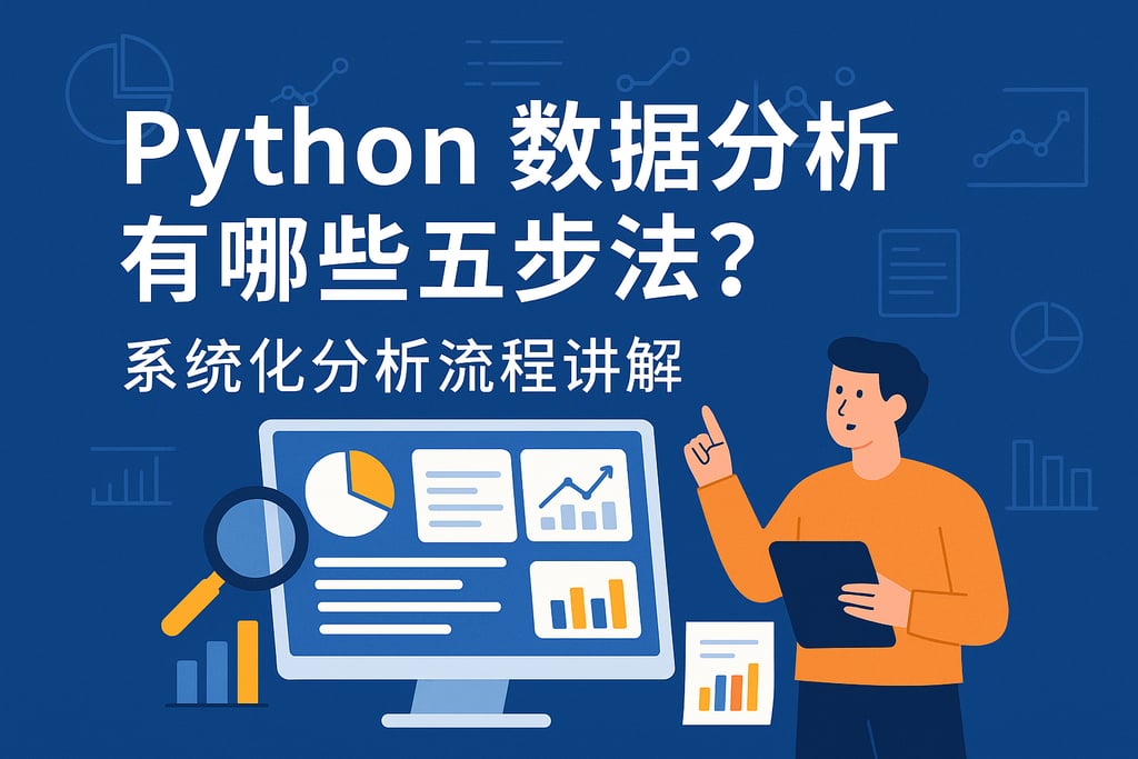 python数据分析有哪些五步法？系统化分析流程讲解