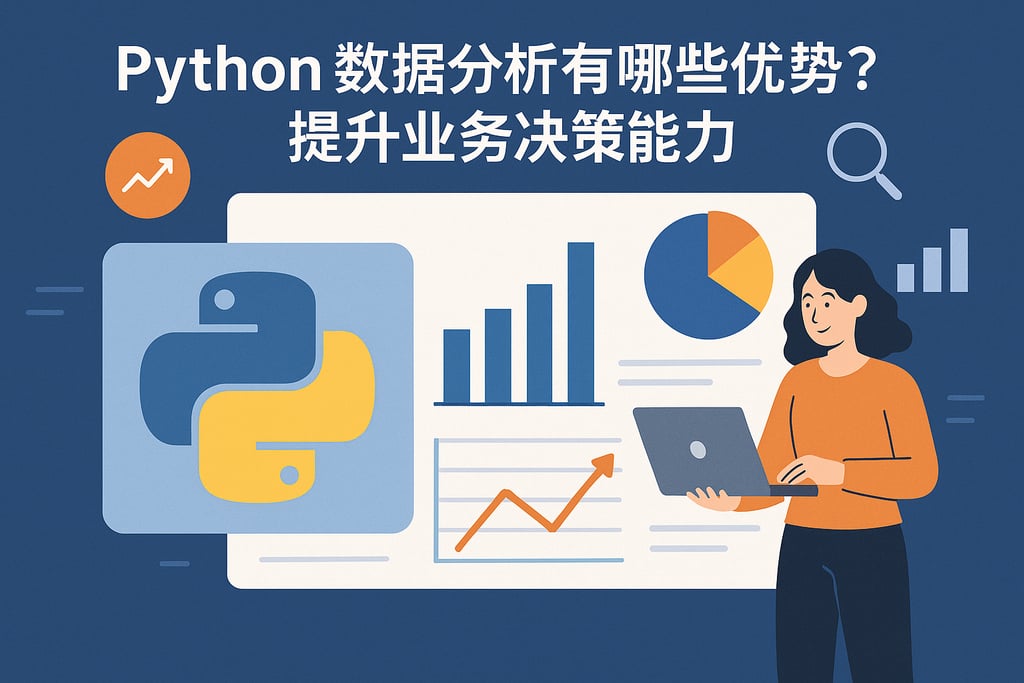 python数据分析有哪些优势？提升业务决策能力