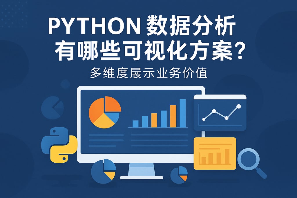 python数据分析有哪些可视化方案？多维度展示业务价值