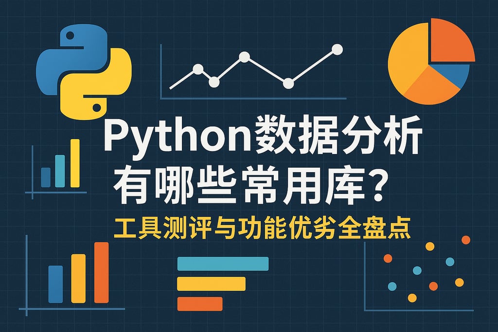 python数据分析有哪些常用库？工具测评与功能优劣全盘点