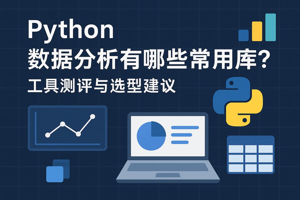 python数据分析有哪些常用库？工具测评与选型建议