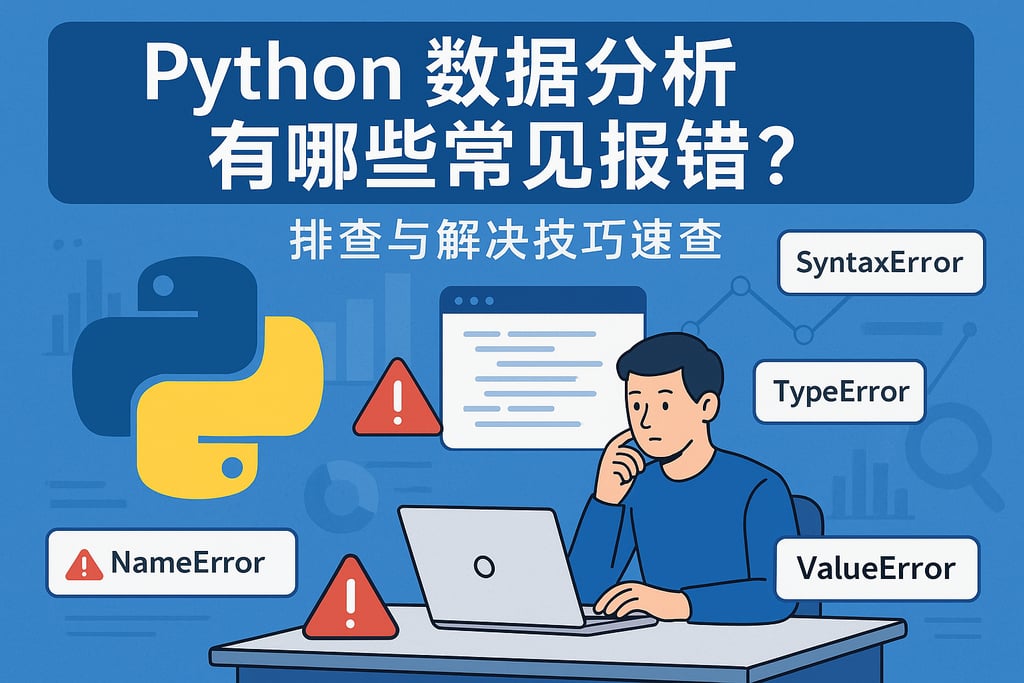 python数据分析有哪些常见报错？排查与解决技巧速查