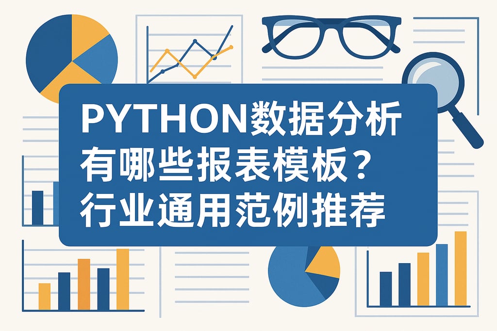 python数据分析有哪些报表模板？行业通用范例推荐