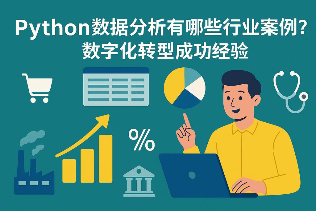 python数据分析有哪些行业案例？数字化转型成功经验