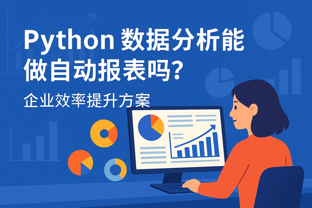 python数据分析能做自动报表吗？企业效率提升方案