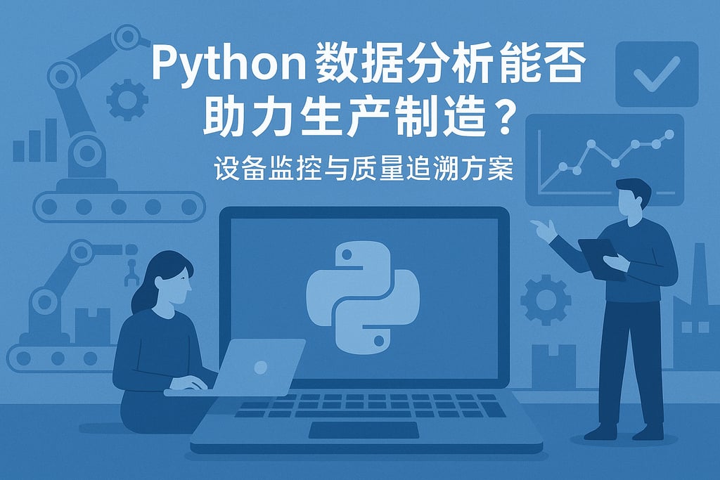 python数据分析能否助力生产制造？设备监控与质量追溯方案