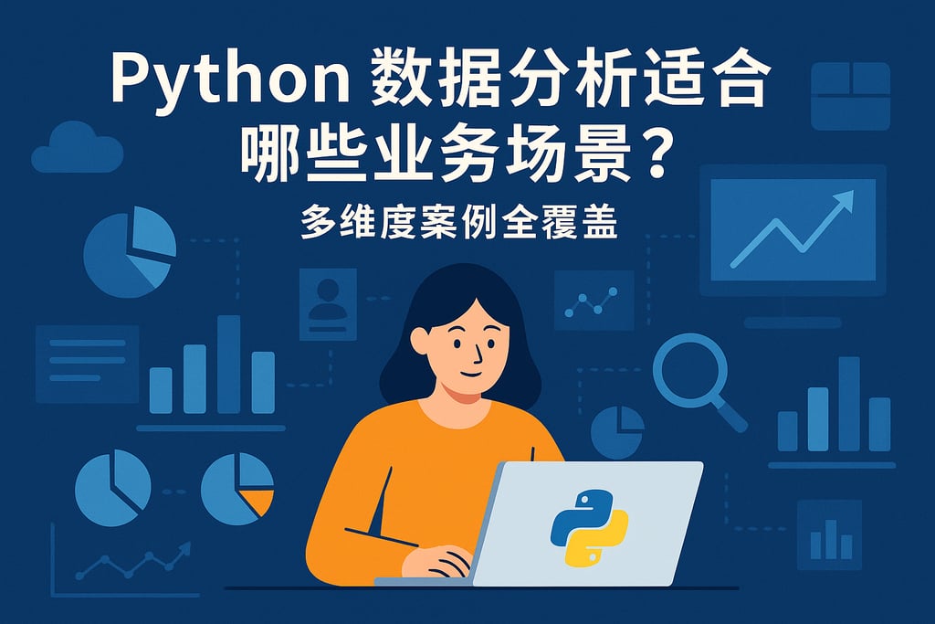 python数据分析适合哪些业务场景？多维度案例全覆盖
