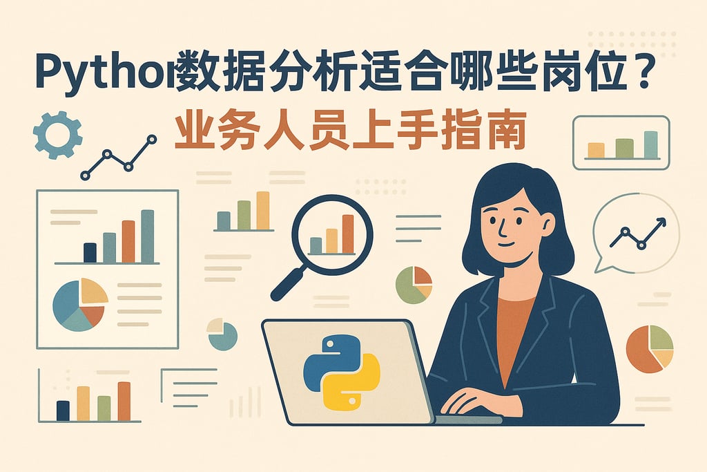 python数据分析适合哪些岗位？业务人员上手指南