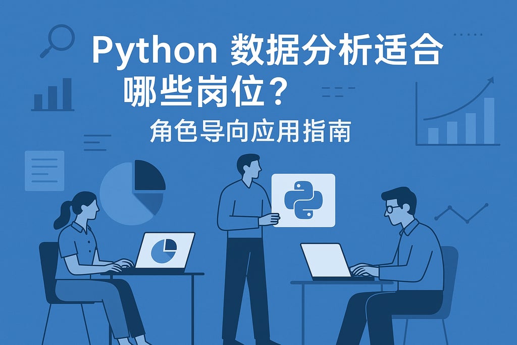 python数据分析适合哪些岗位？角色导向应用指南