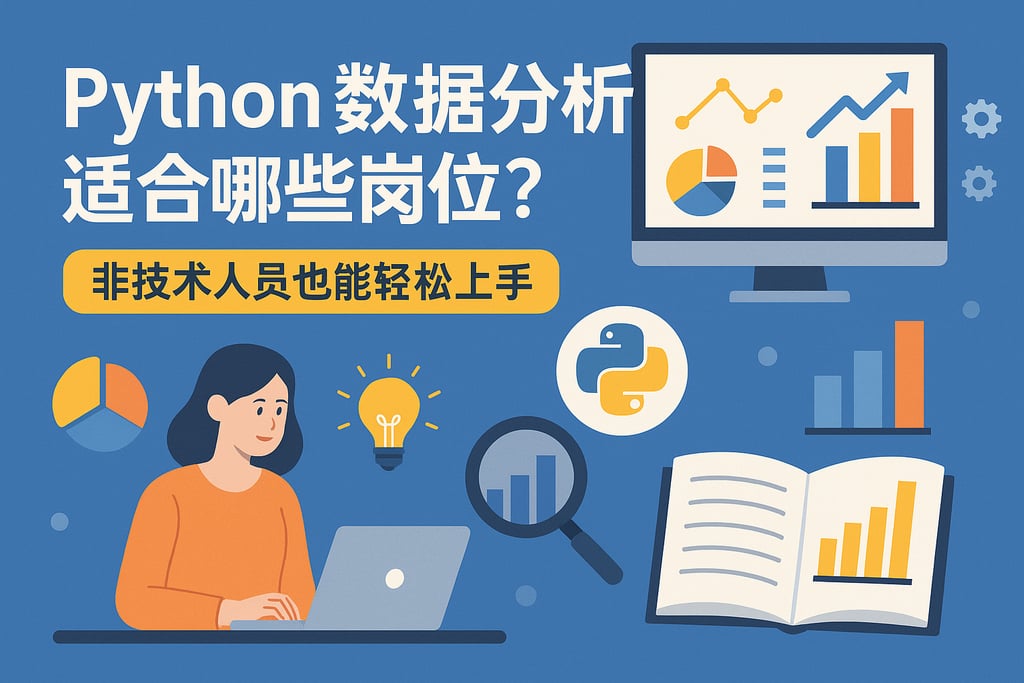 python数据分析适合哪些岗位？非技术人员也能轻松上手
