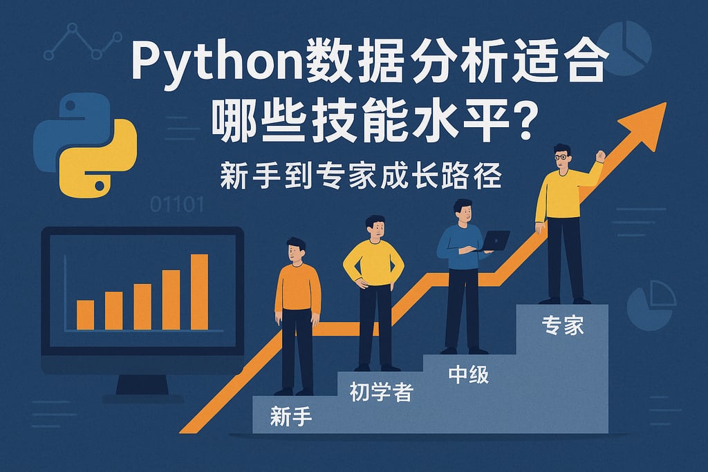 python数据分析适合哪些技能水平？新手到专家成长路径