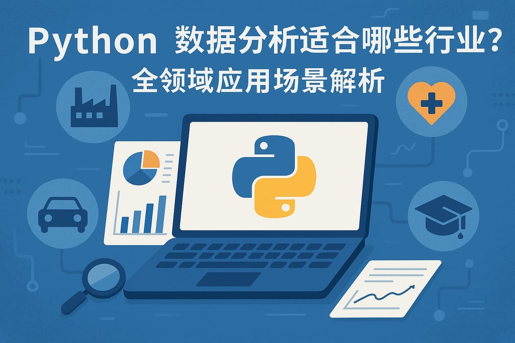 python数据分析适合哪些行业？全领域应用场景解析