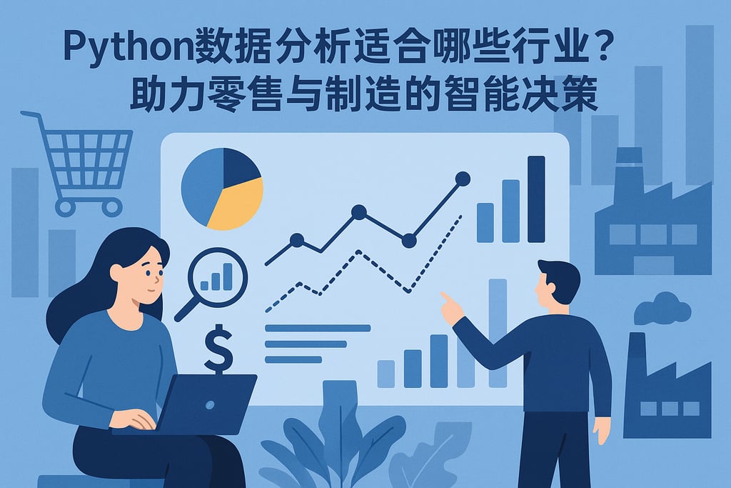 python数据分析适合哪些行业？助力零售与制造的智能决策