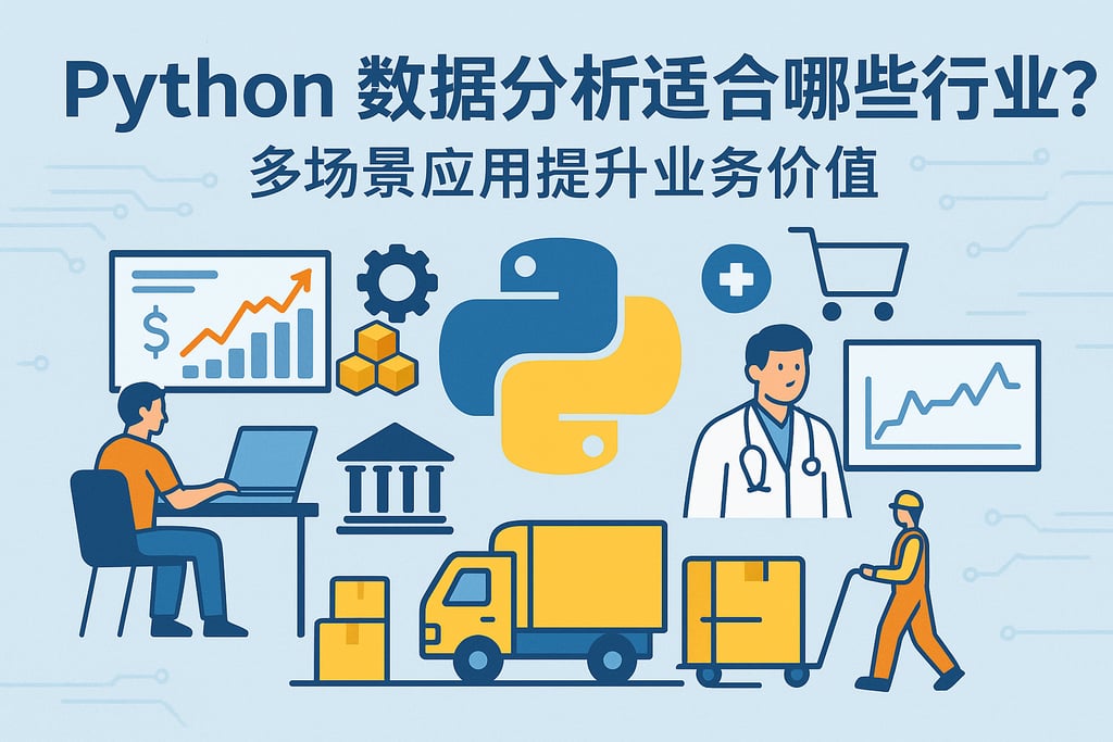 python数据分析适合哪些行业？多场景应用提升业务价值