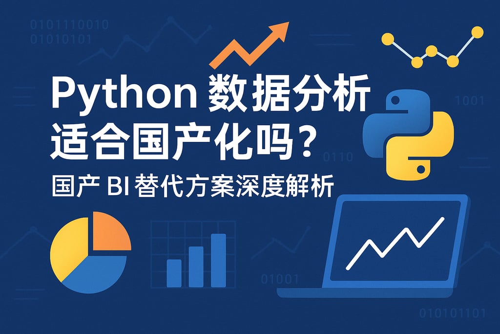 python数据分析适合国产化吗？国产BI替代方案深度解析
