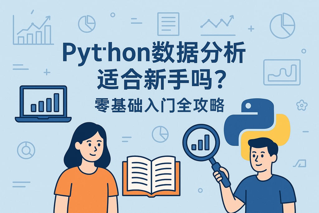 python数据分析适合新手吗？零基础入门全攻略