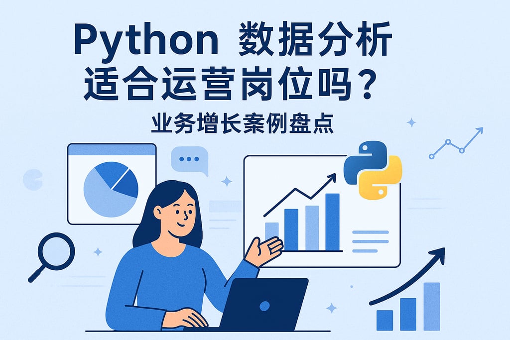 python数据分析适合运营岗位吗？业务增长案例盘点