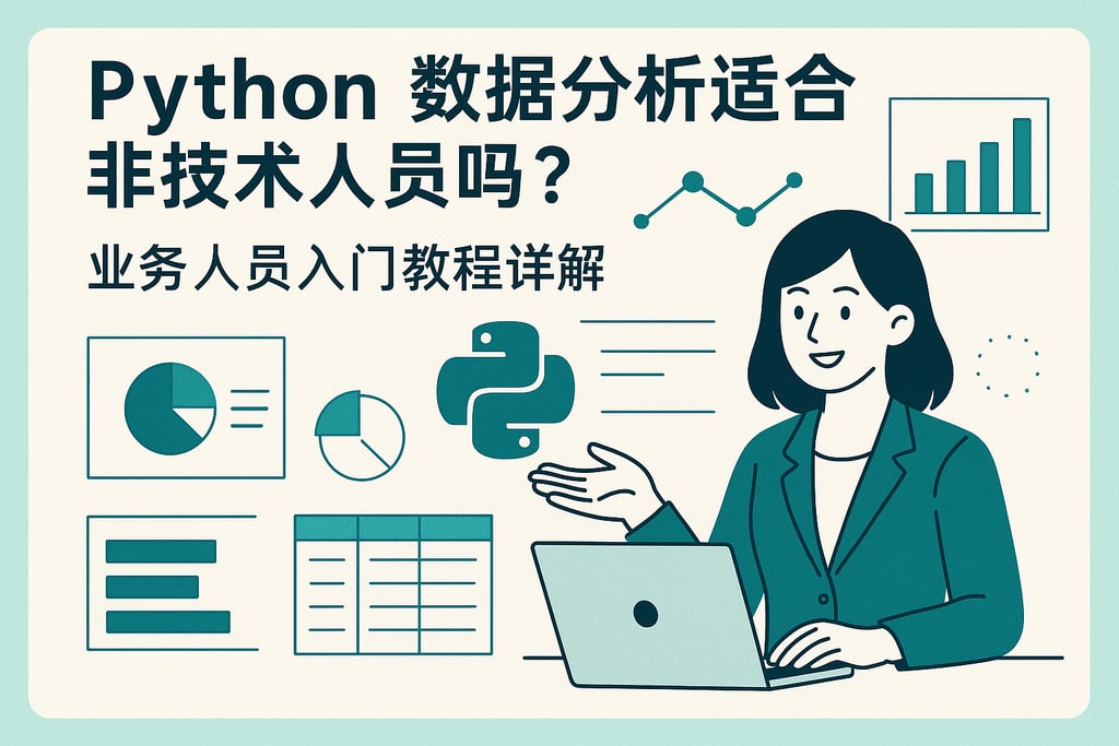 python数据分析适合非技术人员吗？业务人员入门教程详解