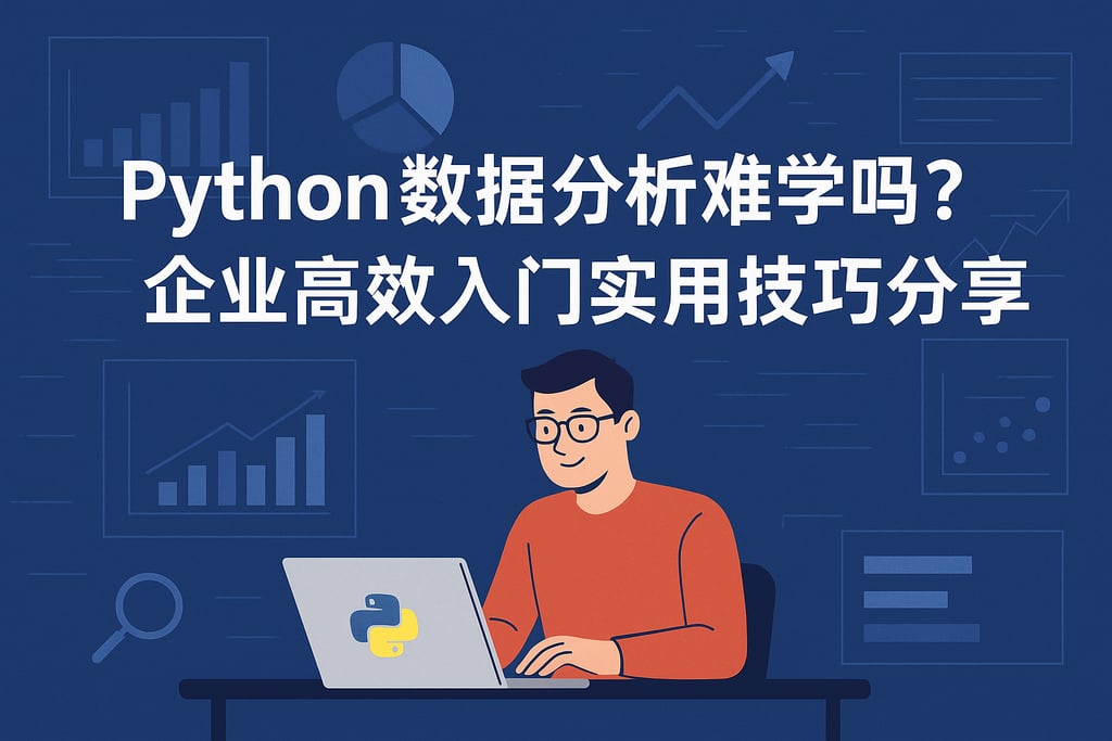 python数据分析难学吗？企业高效入门实用技巧分享