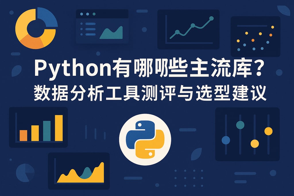 python有哪些主流库？数据分析工具测评与选型建议