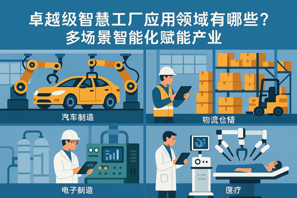 卓越级智慧工厂应用领域有哪些？多场景智能化赋能产业