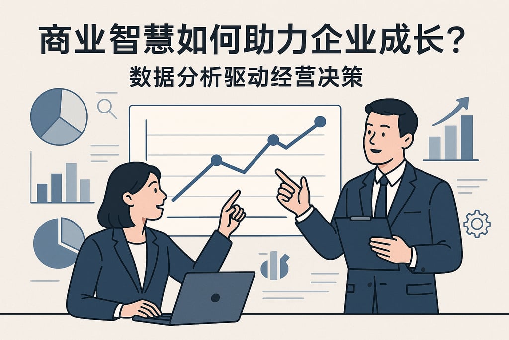 商业智慧如何助力企业成长？数据分析驱动经营决策